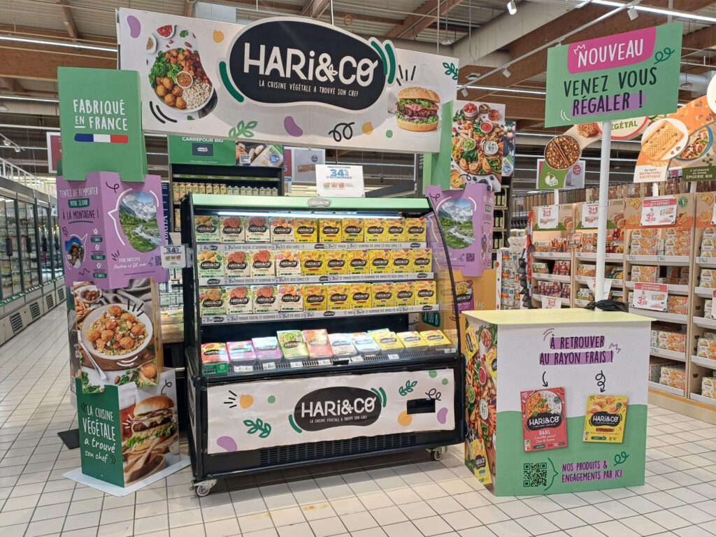 Activation Hari&Co avec PLV et jeu concours en GMS