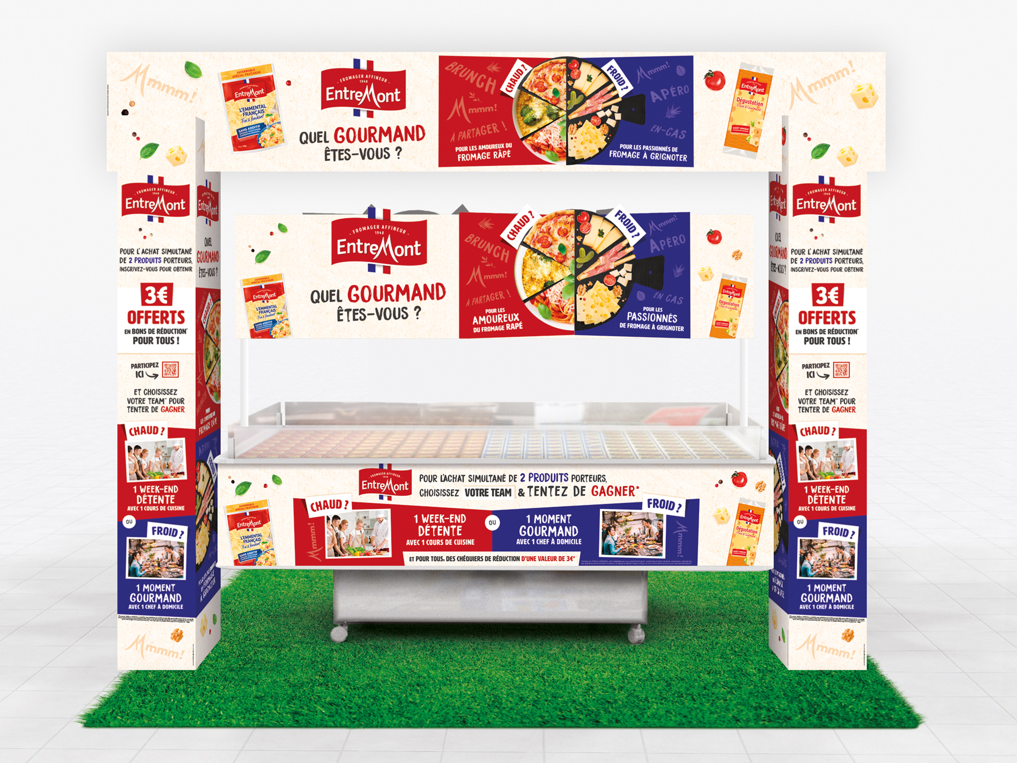 Entremont activation GMS fromage râpé temps fort quel gourmand êtes vous ?