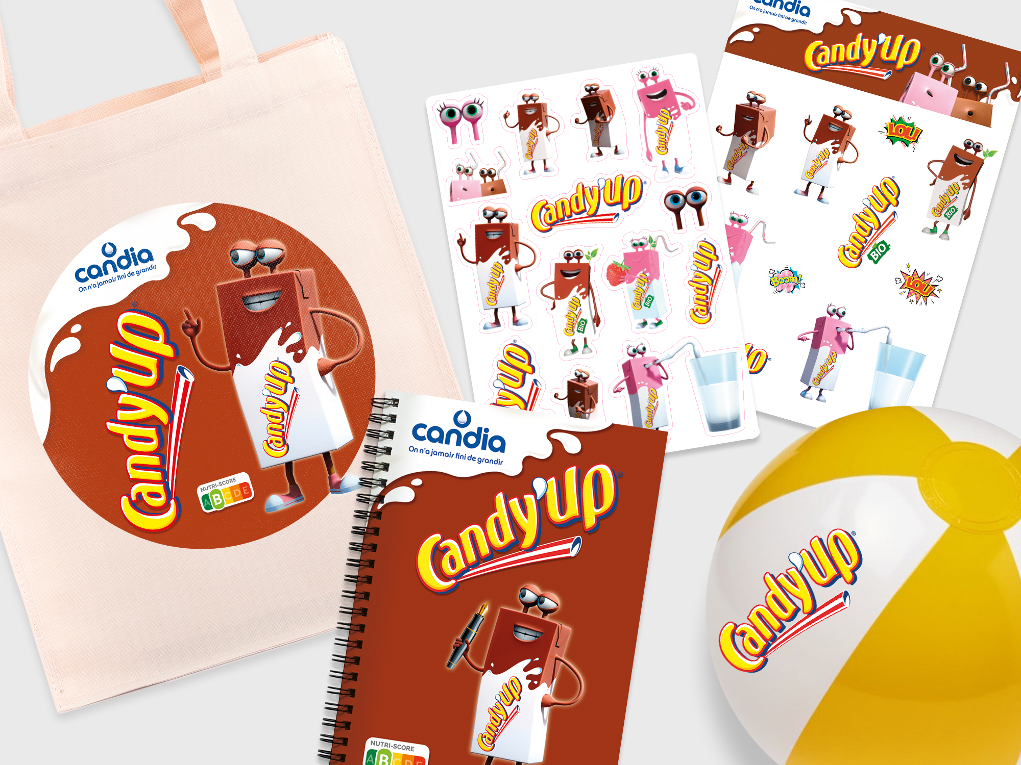 Candy'Up des goodies pour animer les magasins en GMS