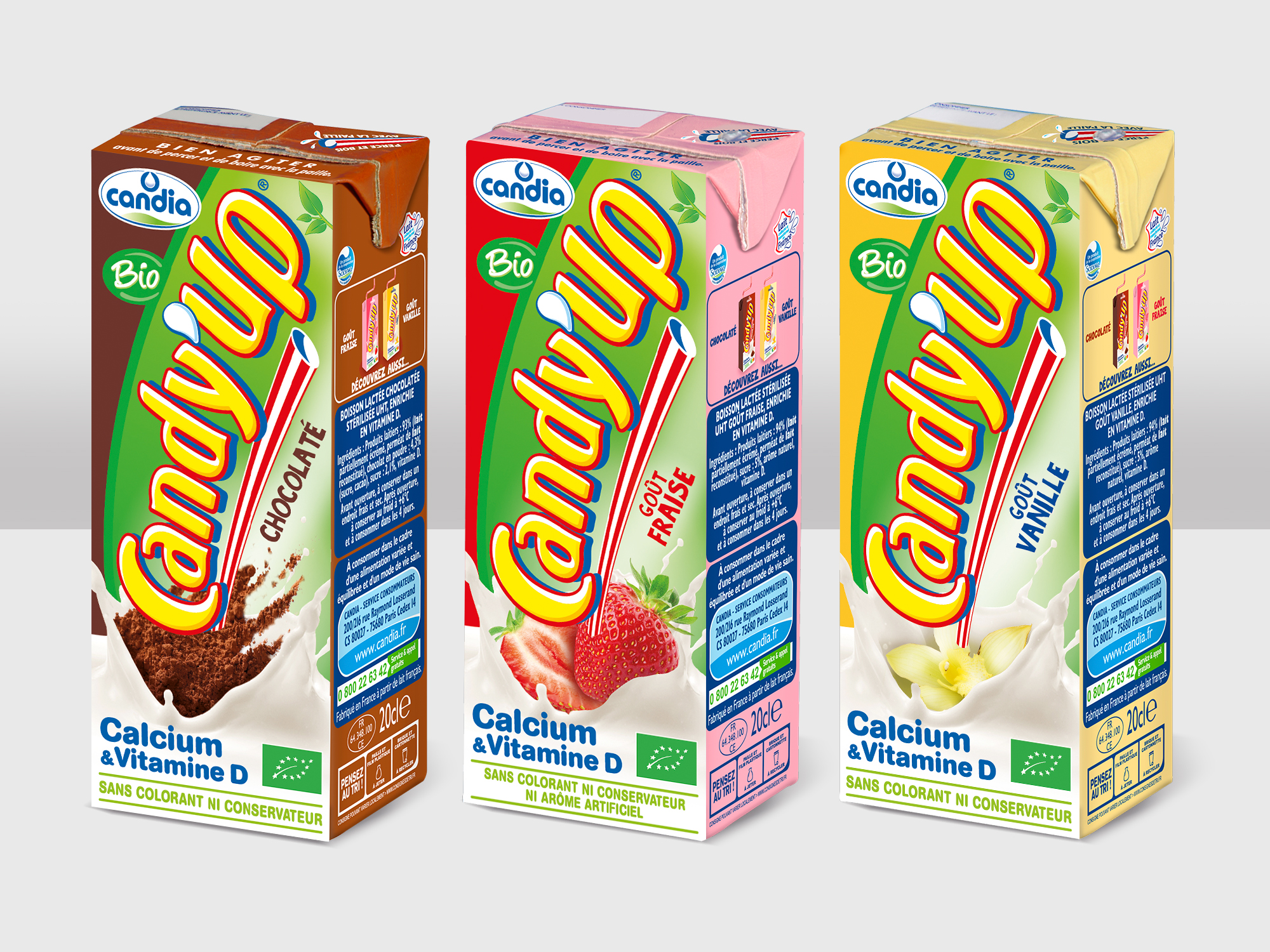 Candy'Up Packaging Gamme Bio GMS