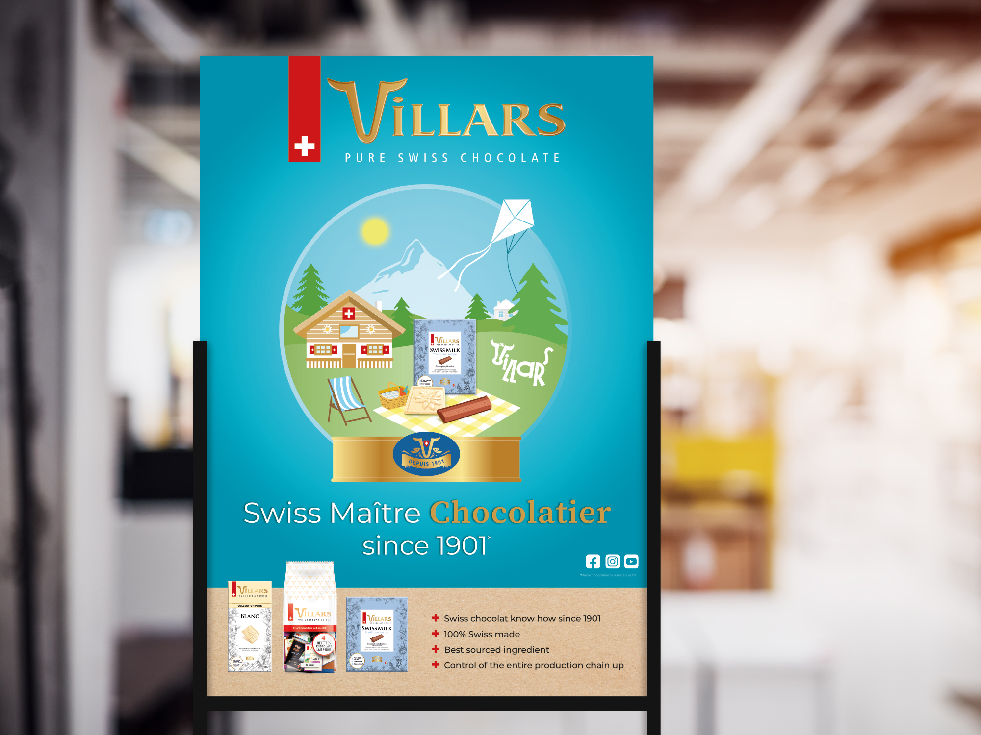 Villars opération de branding 3 temps forts saisonnier