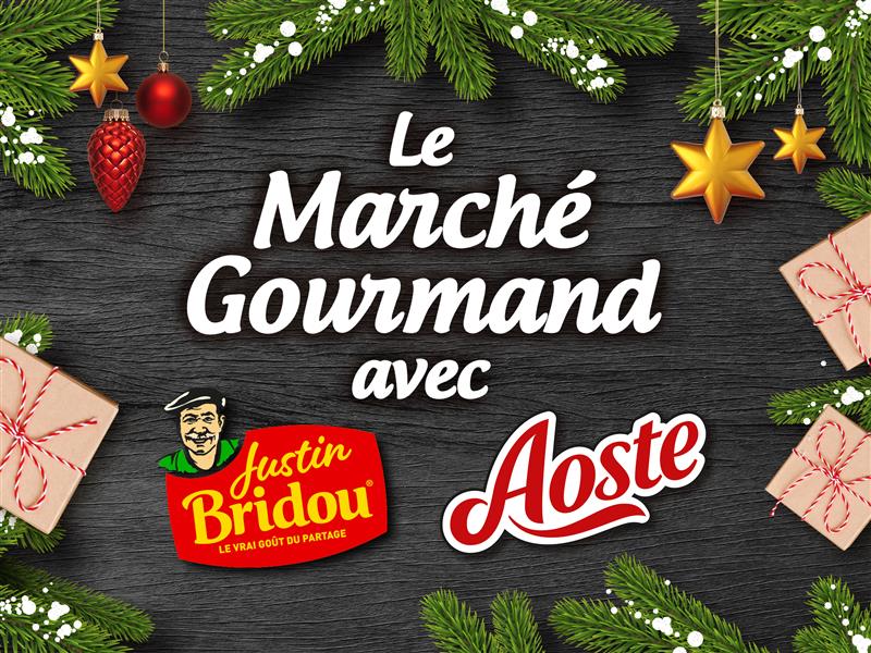 Aoste Justin Bridou marketing opérationnel PLV de fin d'année