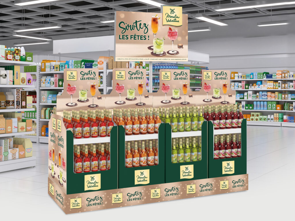 Marketing opérationnel Promotion de Fin d'Année Moulin de Valdonne Sirotez les Fêtes