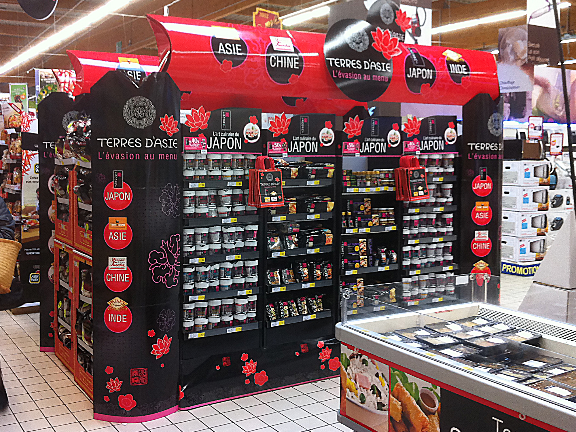 PLV Nouvel An Chinois en GMS Marketing opérationnel