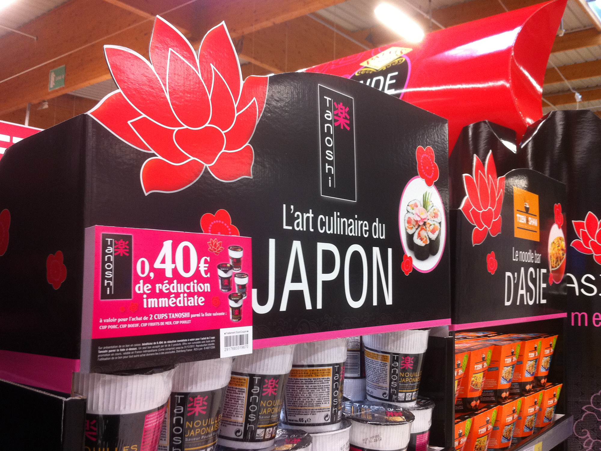 PLV Nouvel An Chinois en GMS Marketing opérationnel