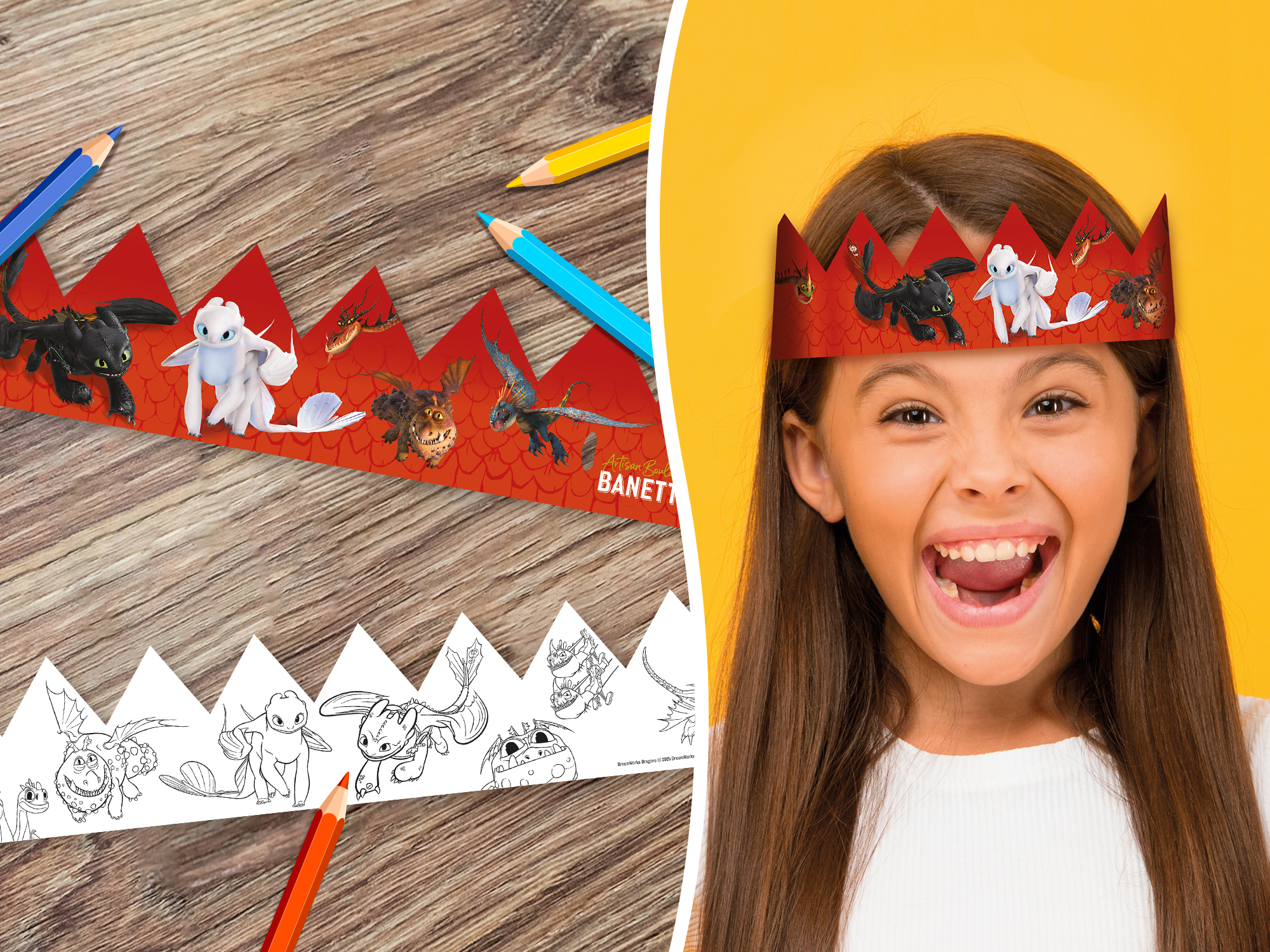 Banette Branding Epiphanie mise en avant boulangerie couronne