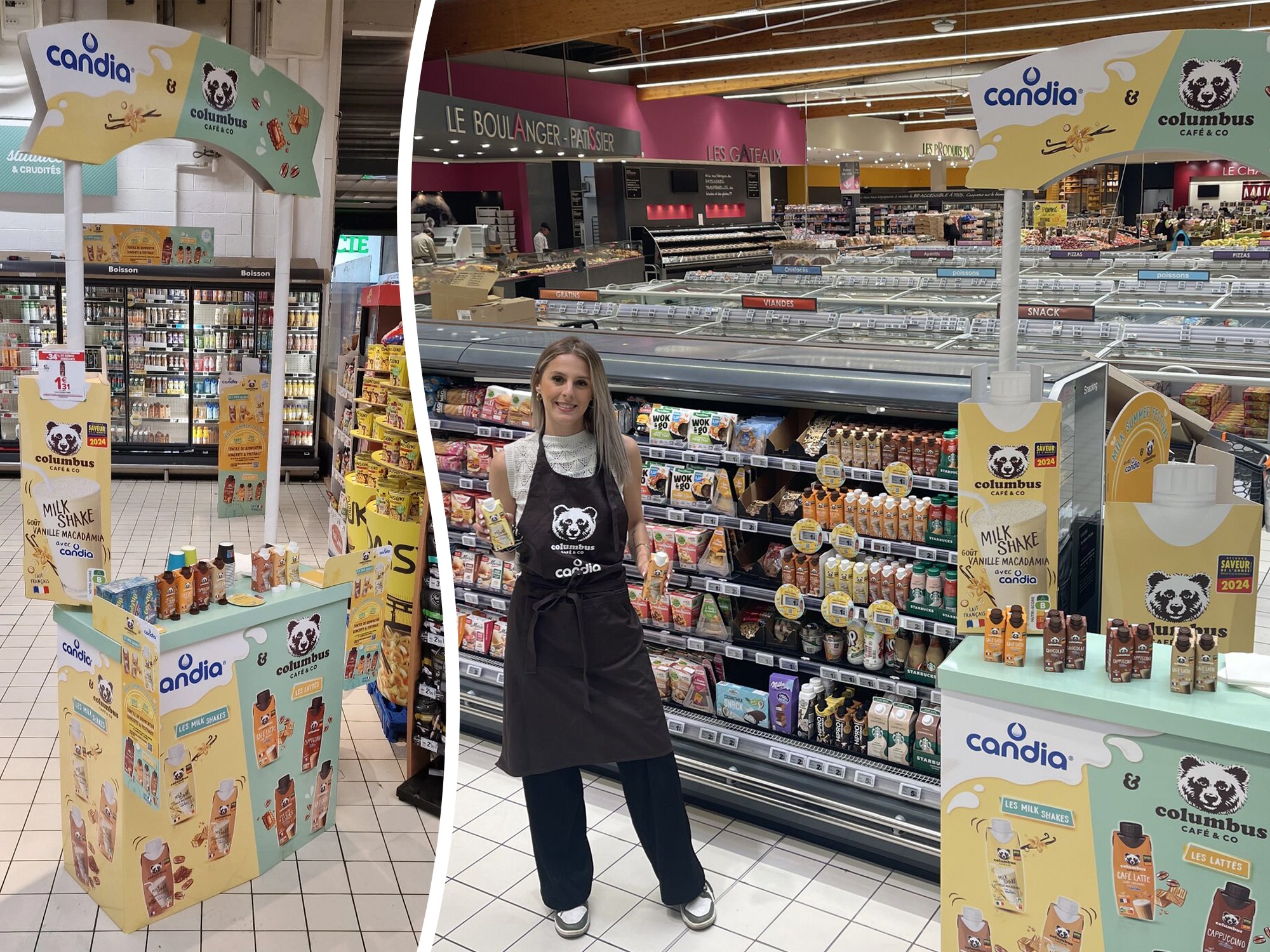 Activation jeu concours Candia Columbus