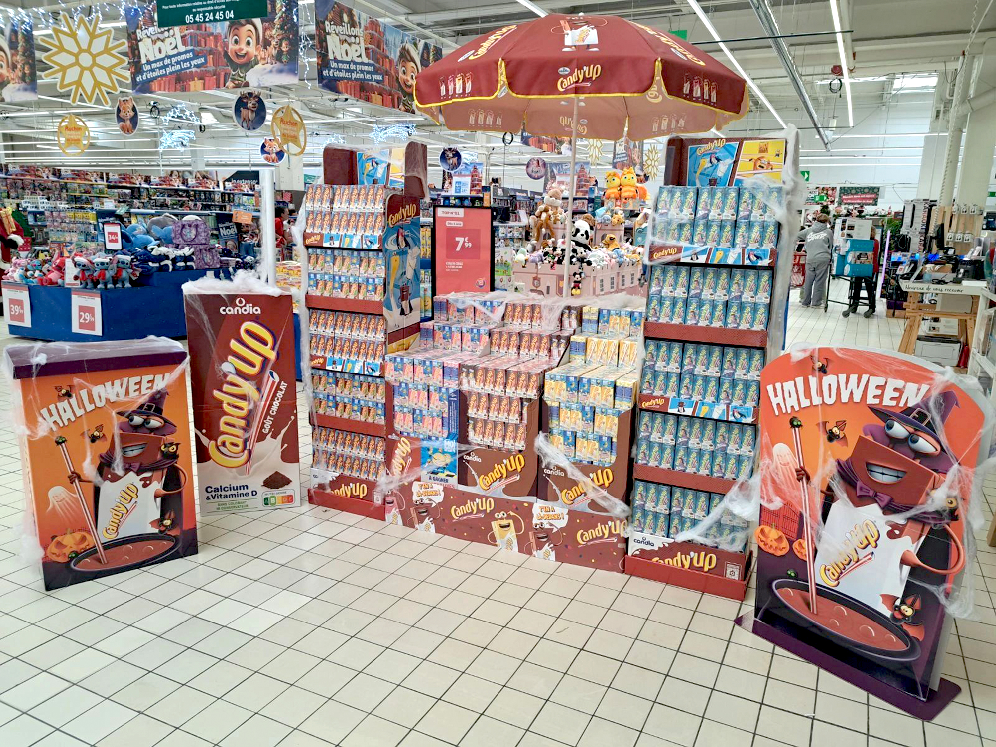 Candy'Up Temps Fort Halloween PLV Marketing Opérationnel