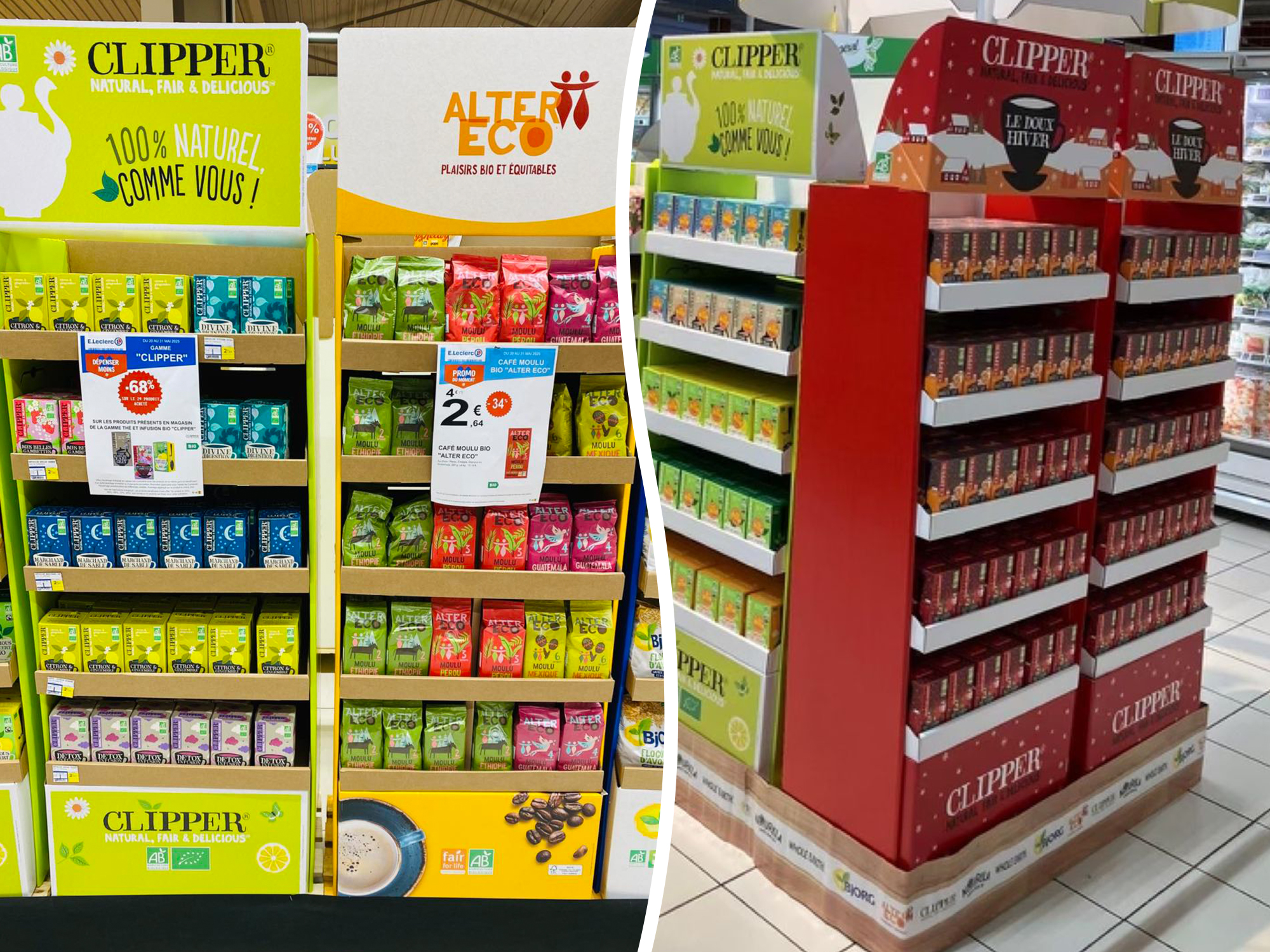Box et display produits en GMS et GSS