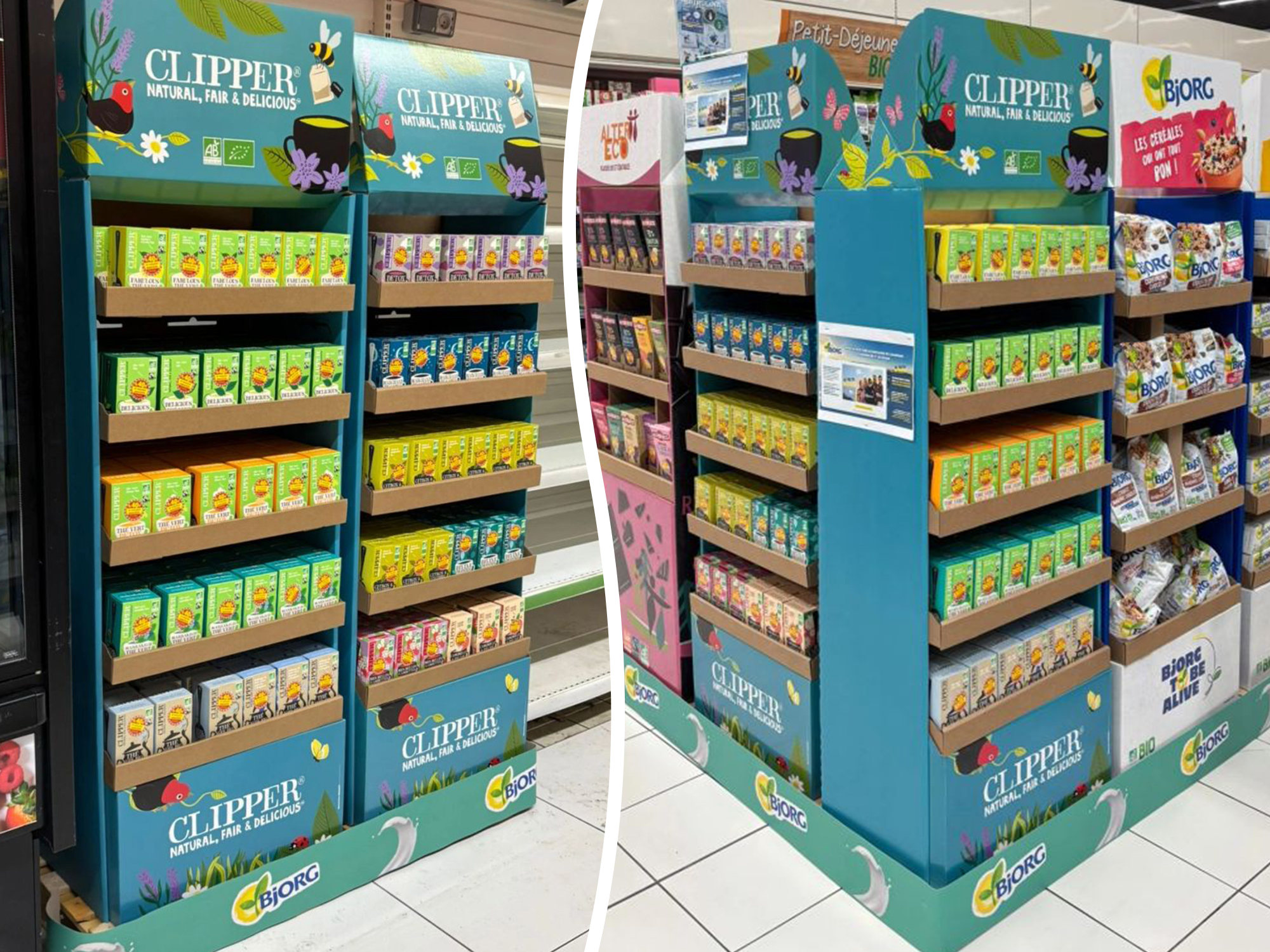 Box et display produits en GMS et GSS
