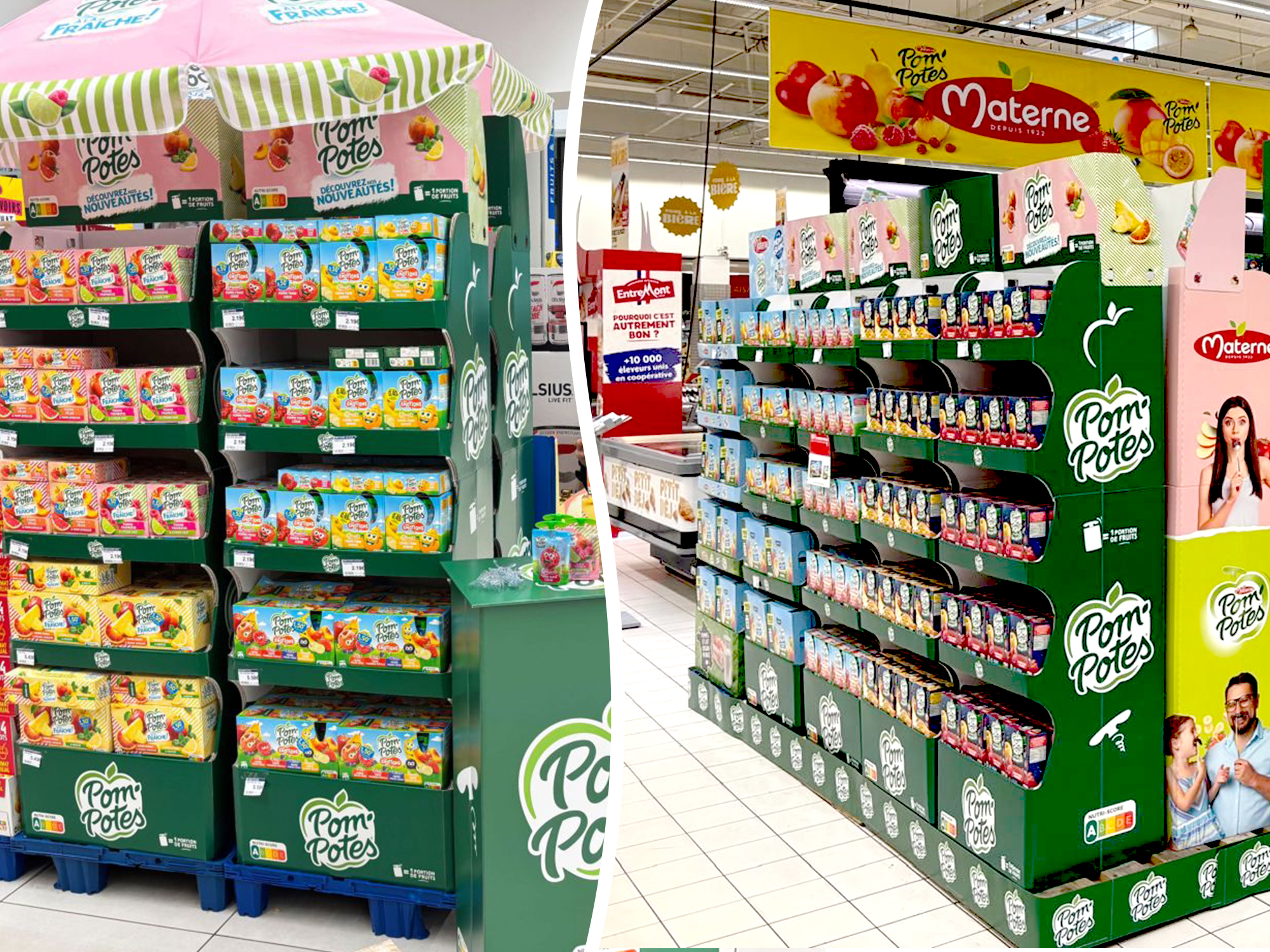 Box et display produits en GMS et GSS
