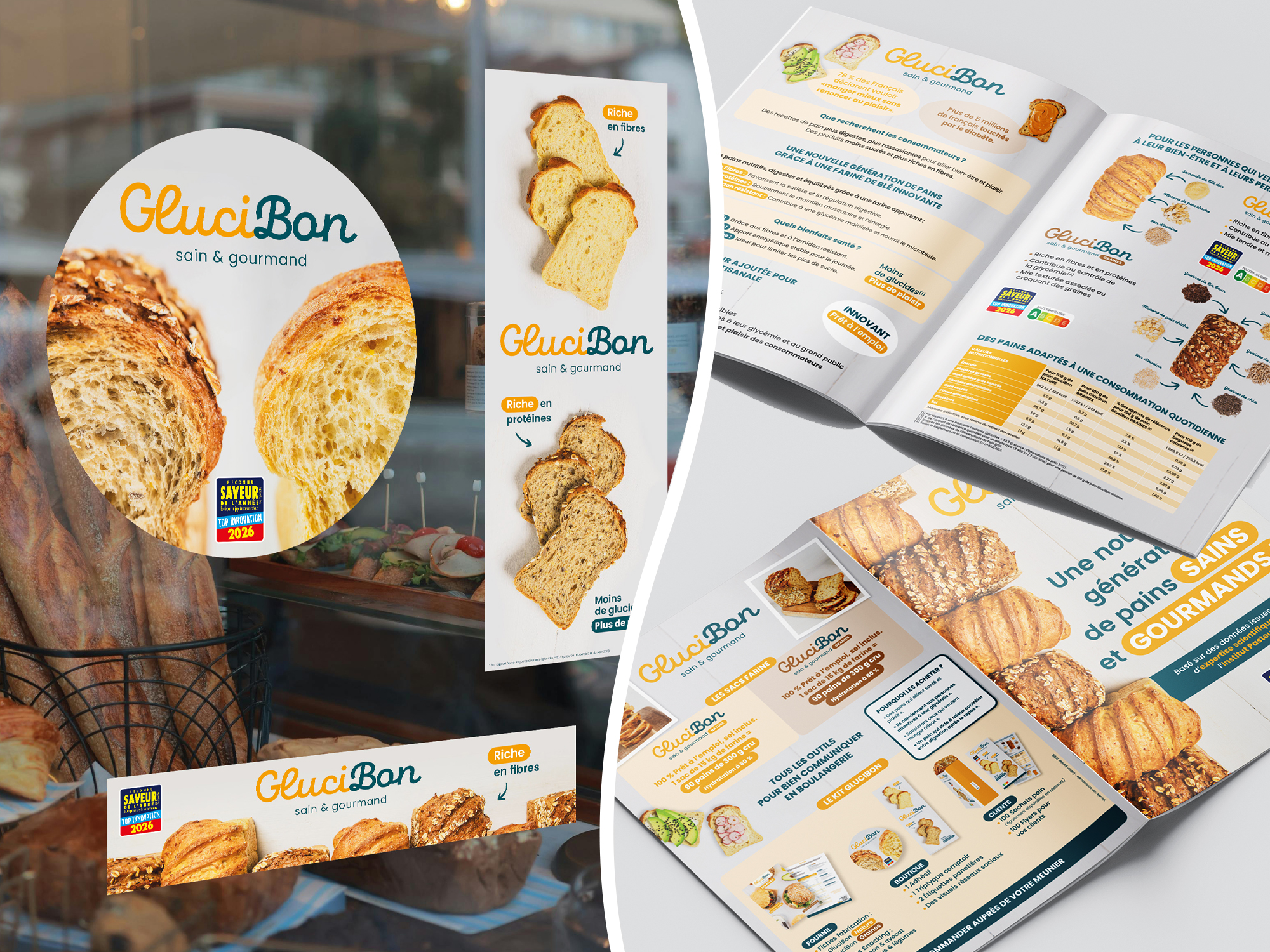 Banette Glucibon branding La Compagnie des Images