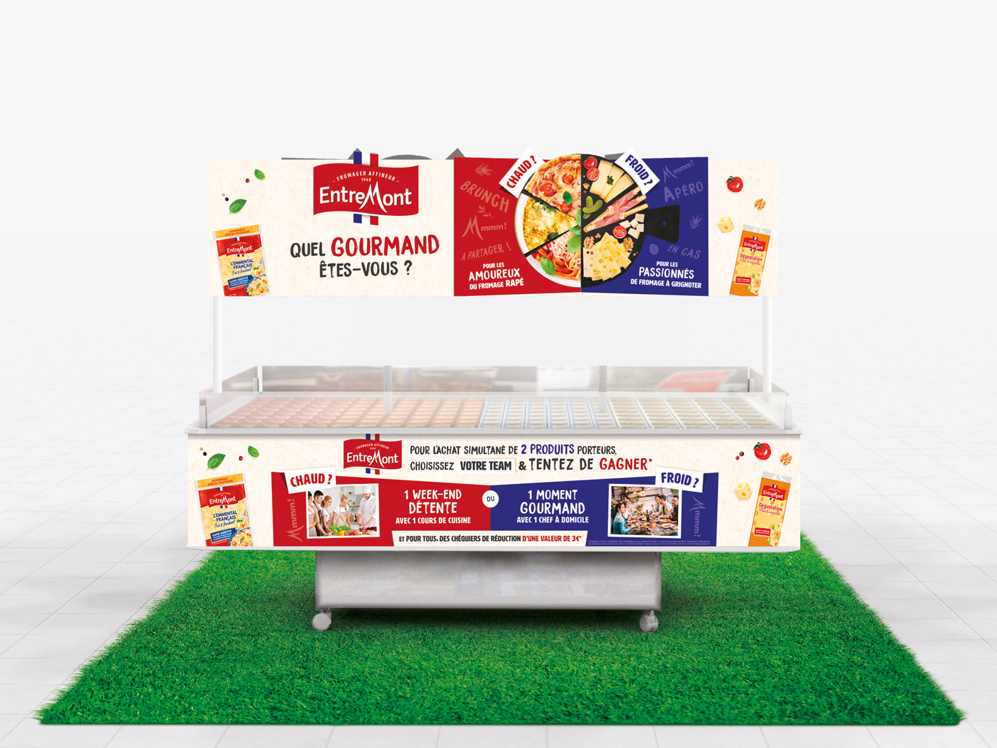 Entremont activation GMS fromage râpé temps fort quel gourmand êtes vous ?
