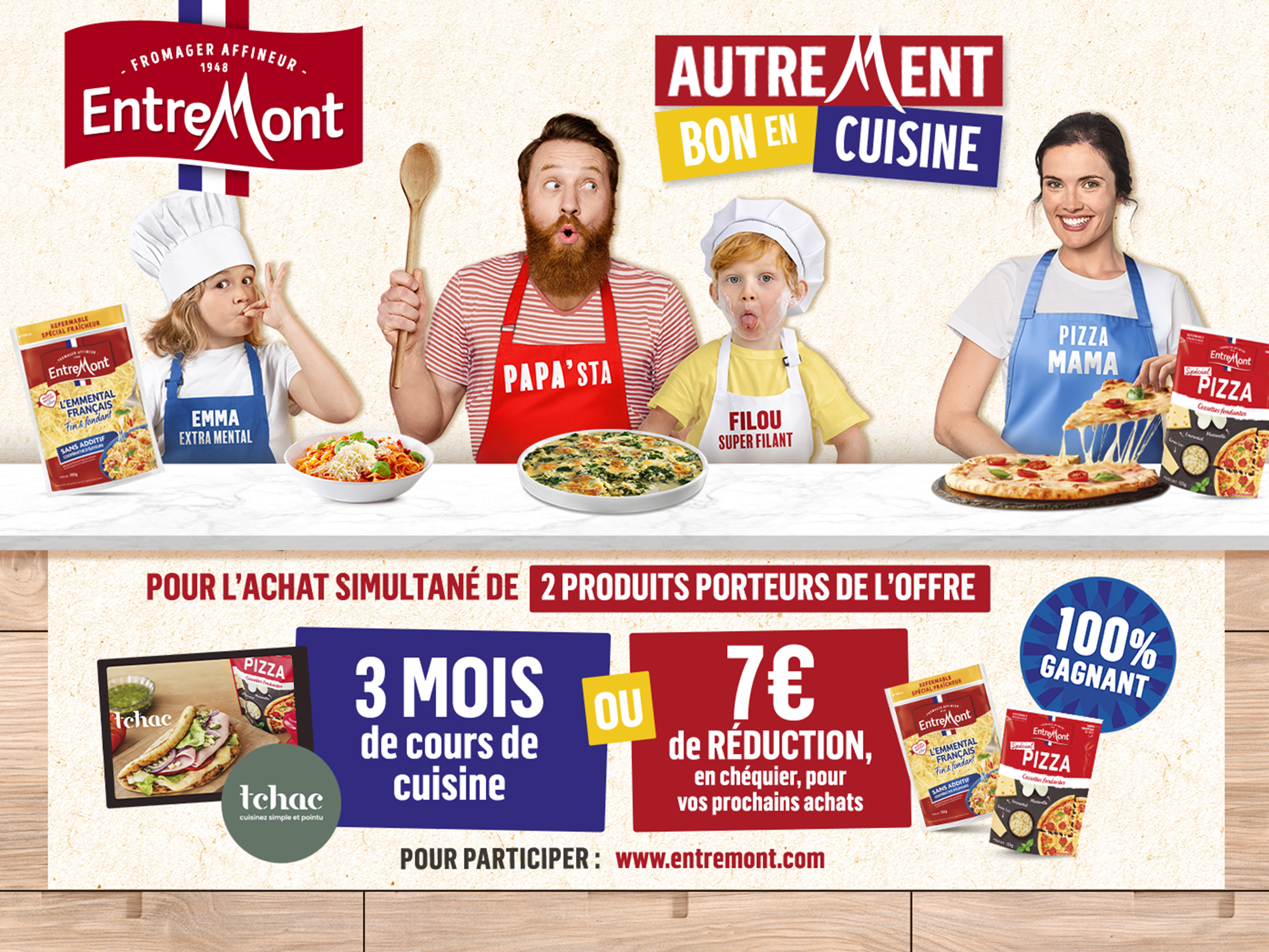 Entremont activation GMS Autrement Bon en Cuisine key visual