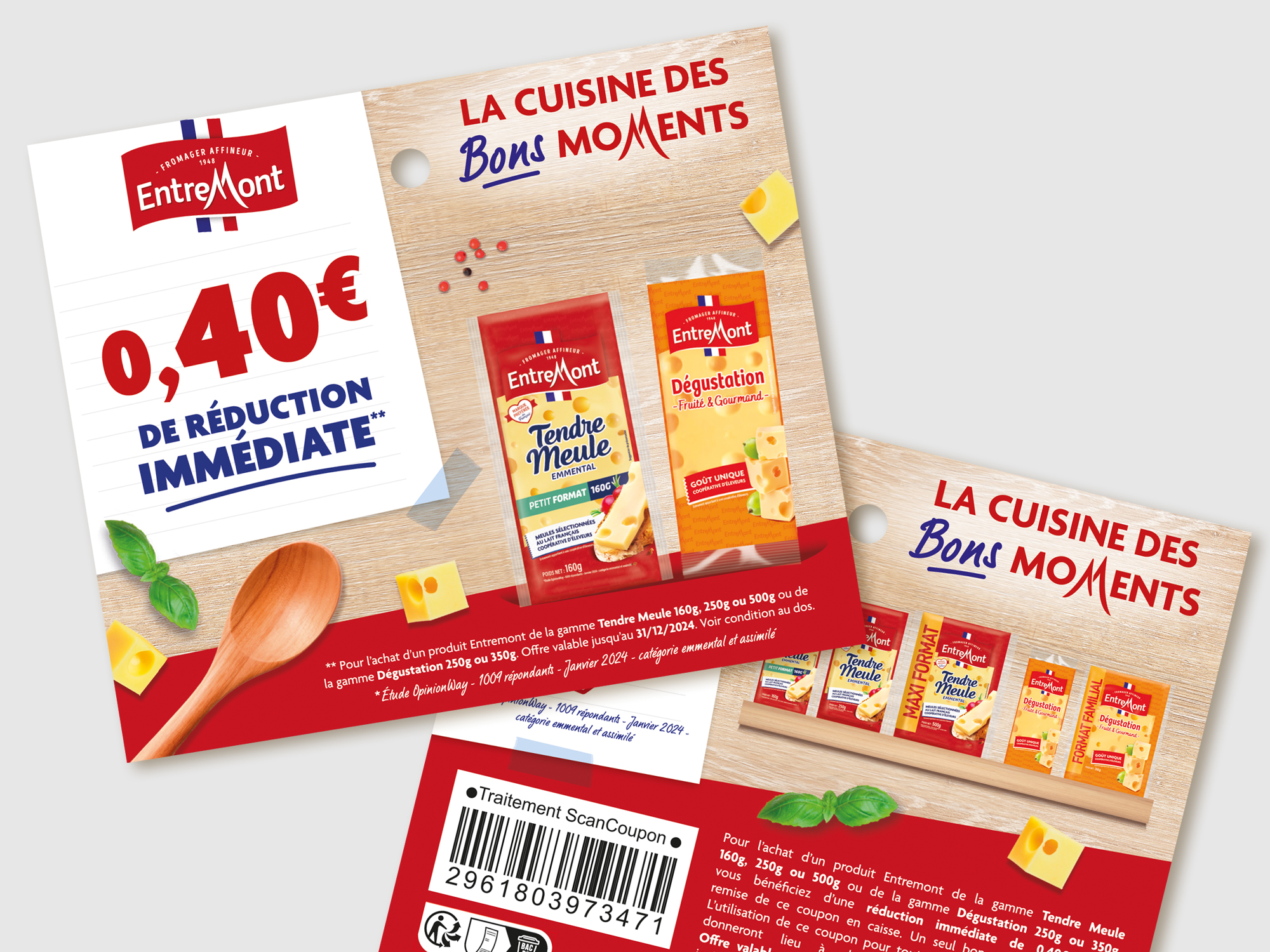Entremont activation GMS La cuisine des bons moments mise ne avant GMS BRD