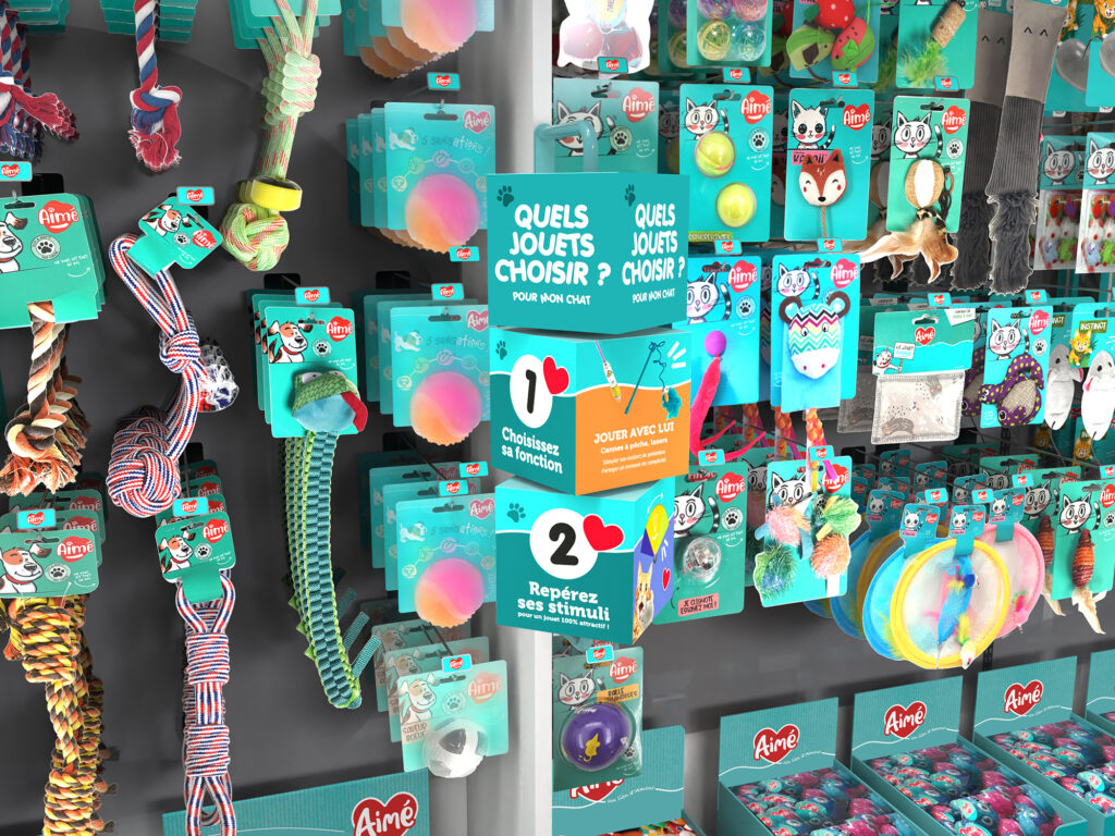 Aimé Le Coin des Jouets balisage GMS