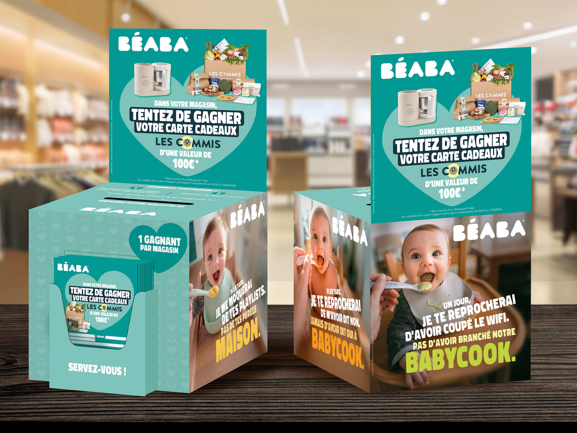 Beaba La Compagnie des Images activation puericulture scénarisation GSS activation Les Commis